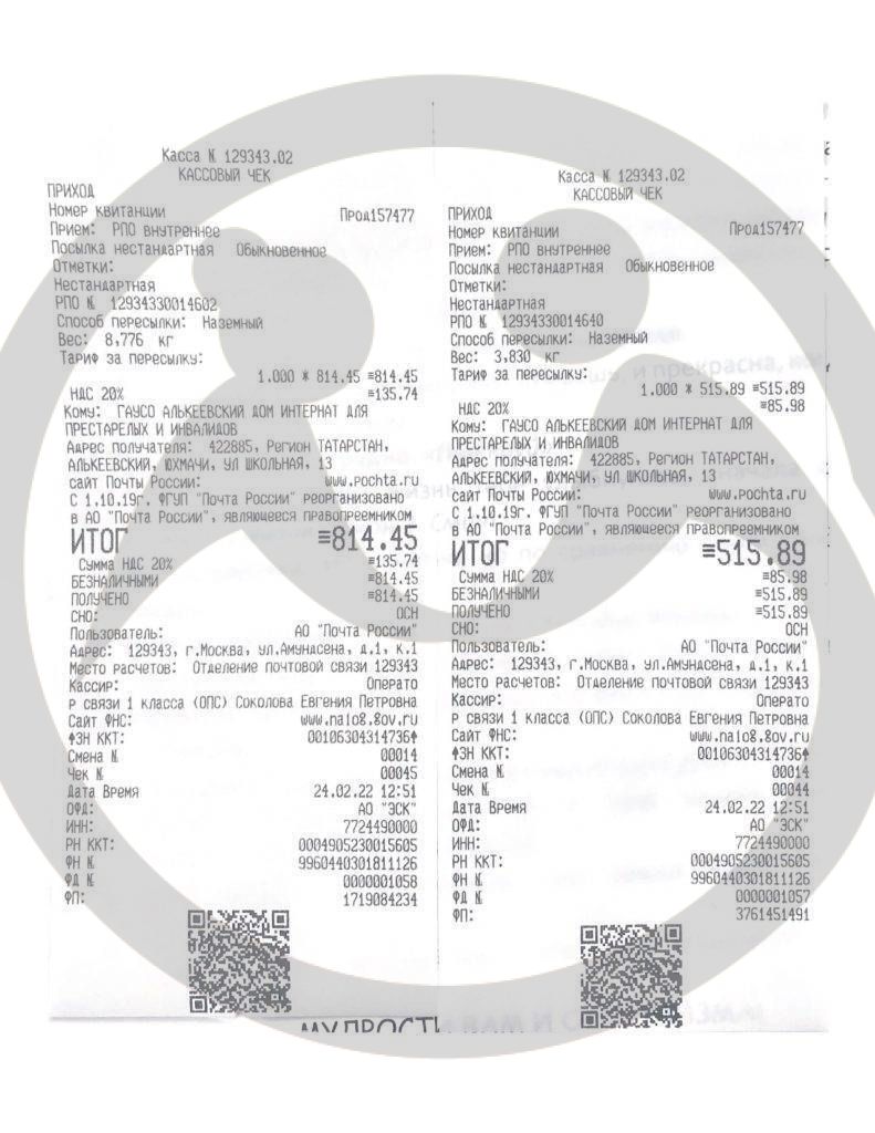  ГАУСО "Алькеевский дом-интернат для престарелых и инвалидов" 