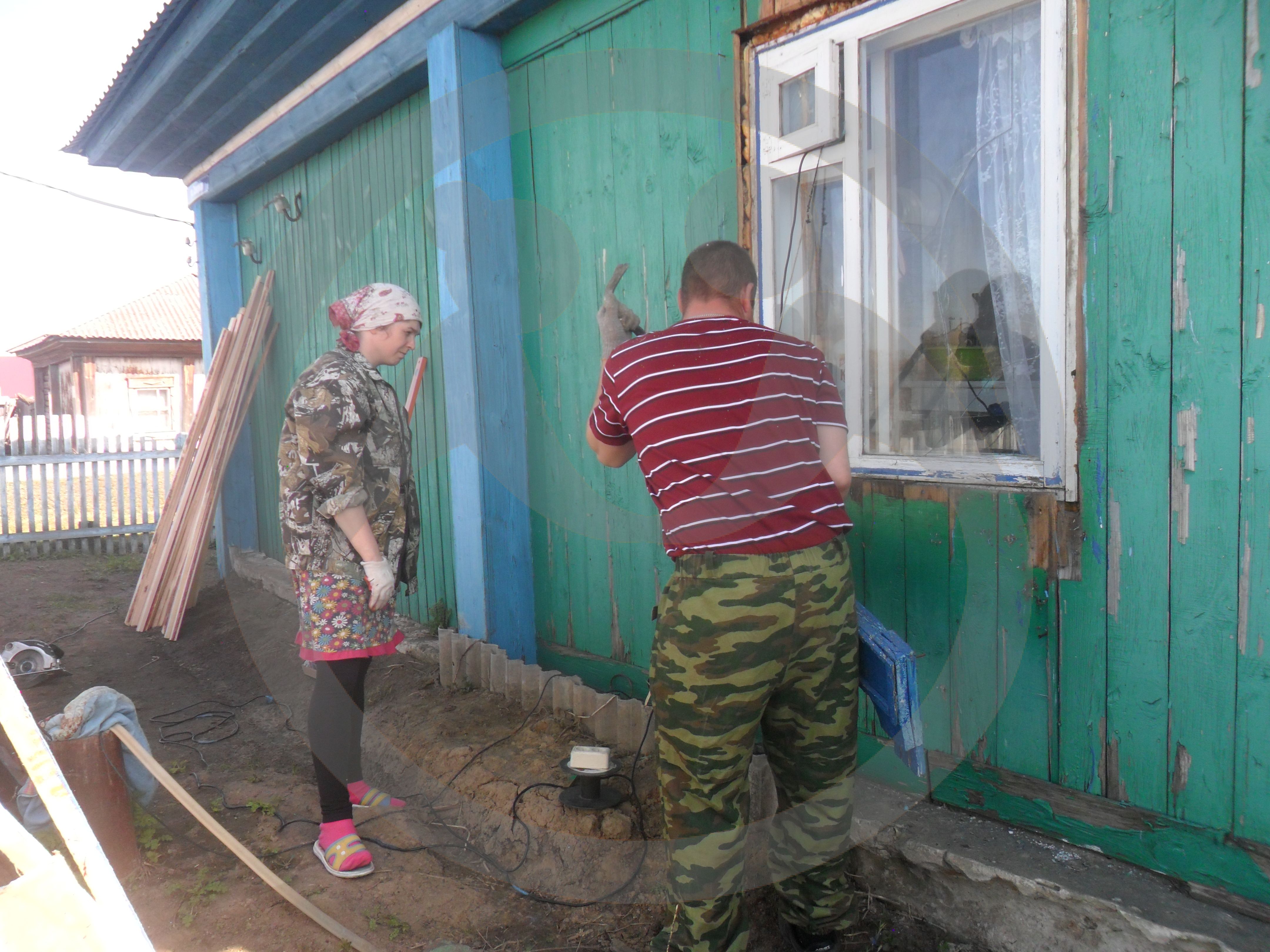 Нужна помощь пенсионерке из Курганской области в покупке стройматериалов