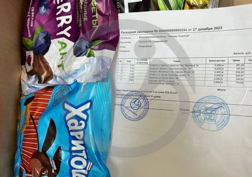 Новогодние подарки для  ГБУСОН РО "Самарского дома-интерната"