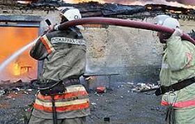 Пожар в поселке Тихон Костромской области