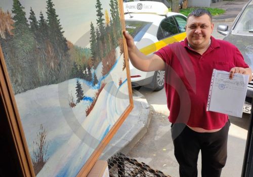 Картины, жидкое мыло и подгузники для Московского областного центра адаптации