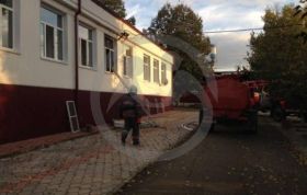 Пожар в Выселковском ДИПИ