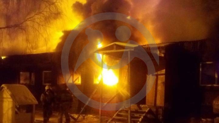 Пожар в доме престарелых подмосковного Пушкино