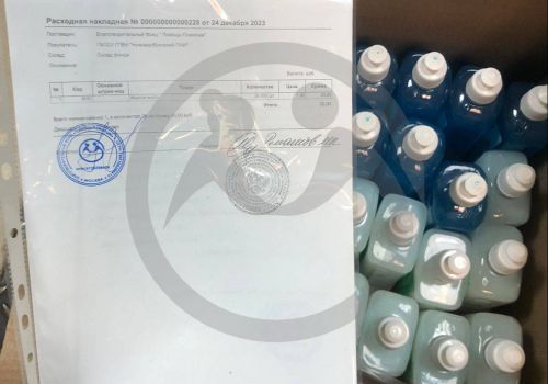 Жидкое мыло для Нижнедобринского психоневрологического интерната