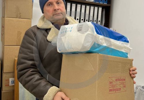 Помощь пенсионеркам из Северодонецка Луганской области