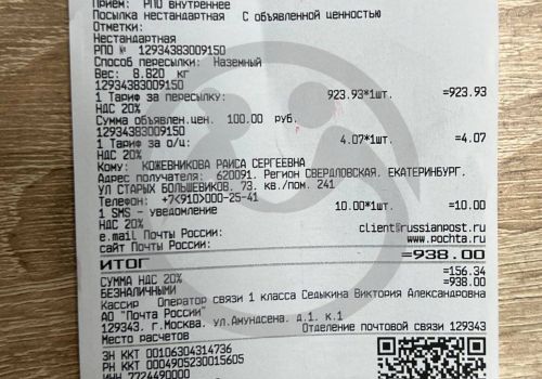 Продуктовая помощь для Кожевниковой Раисы Сергеевны